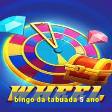 bingo da tabuada 5 ano